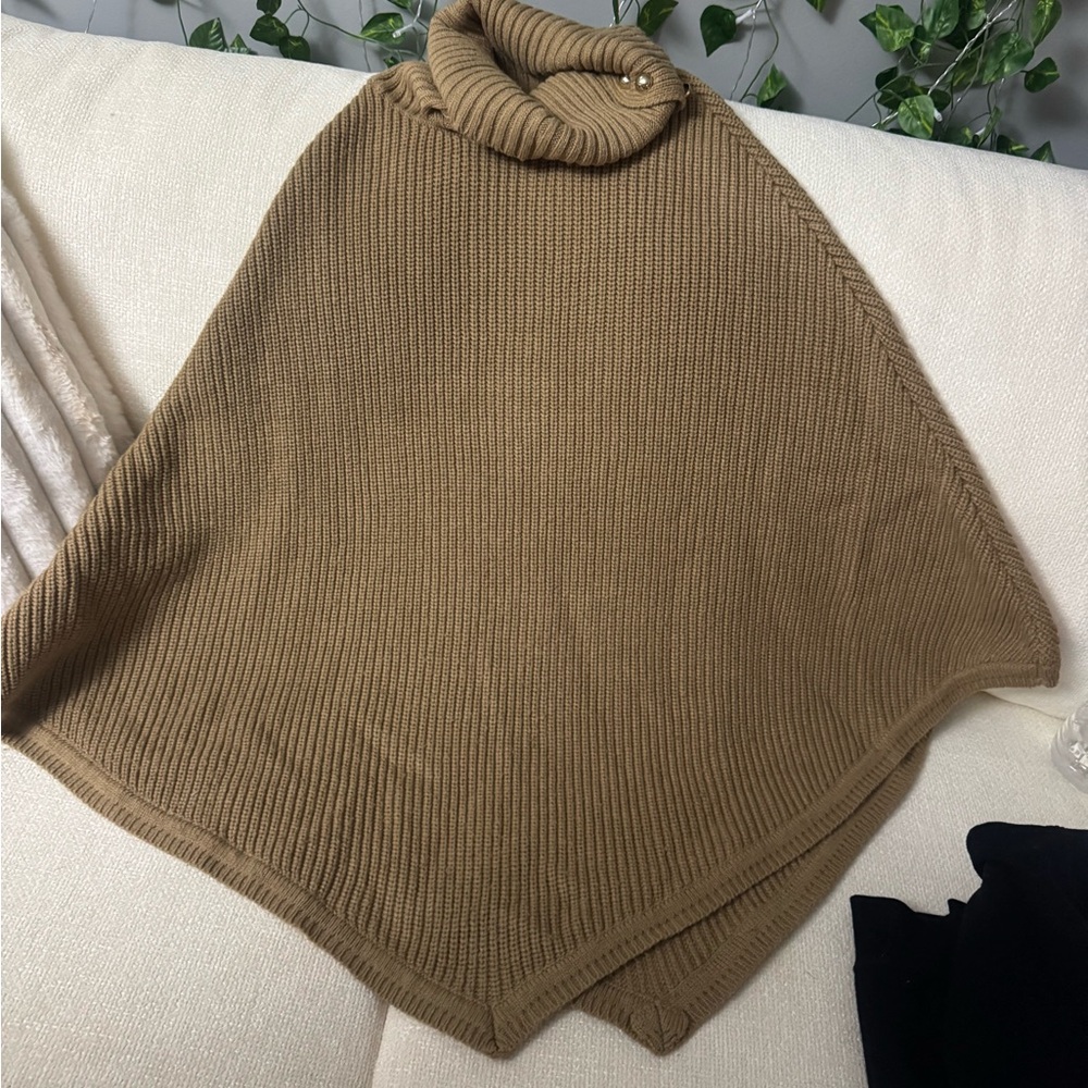 Michael kors Tan Cowl Neck Sweater